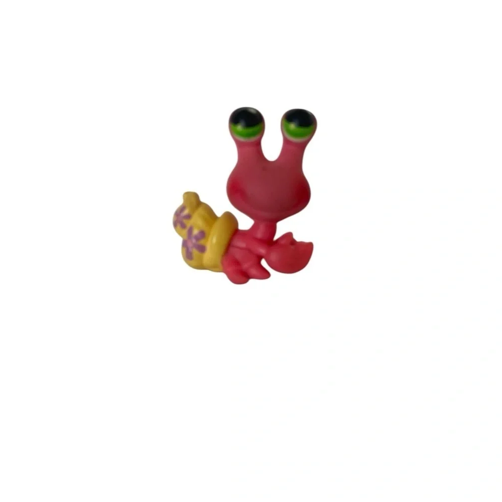 Littlest Pet Shop LPS #62 Hermit Crab Hasbro Figurine Toy Bright Color